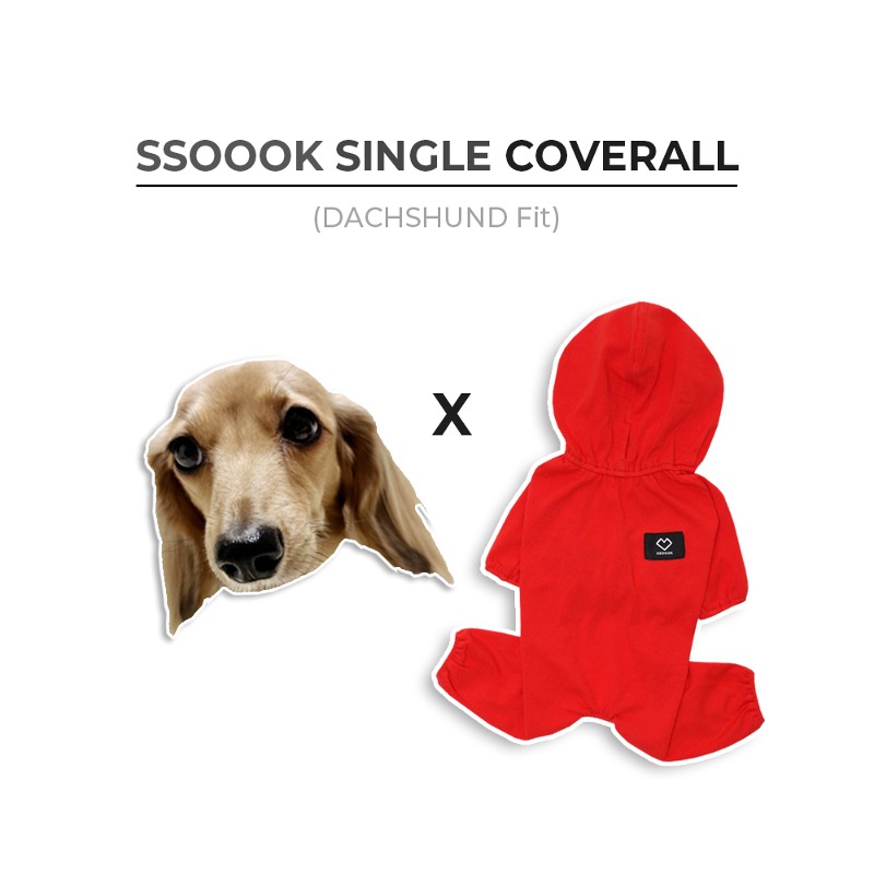 SSOOOK Single Coverall (for Dachshund fit, SO-OR235)