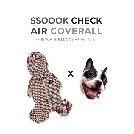 SSOOOK Check Coverall (for girl, only for pvl) [SO-OW144]