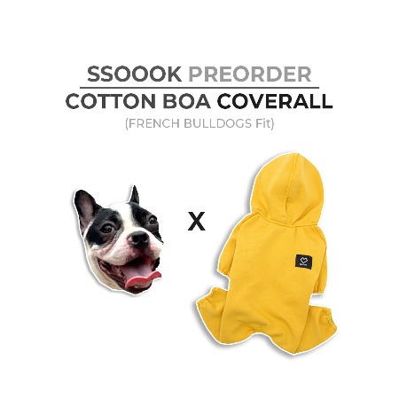 SSOOOK Cotton Boa Coverall [For French Bulldog, SO-OR433]